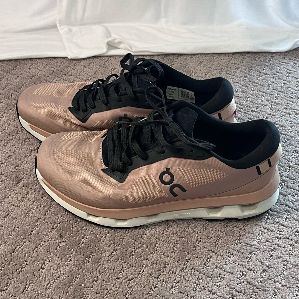 On Running CloudZone Women's Sneakers in Black and Tan